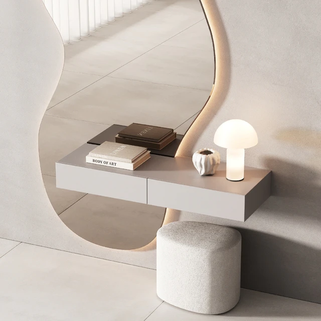 489 hallway zone 10 minimal curved shape mirror 01 — Скачать