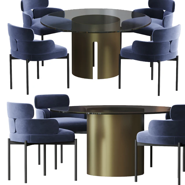 Meridiani Sylvie dining table — Descargar
