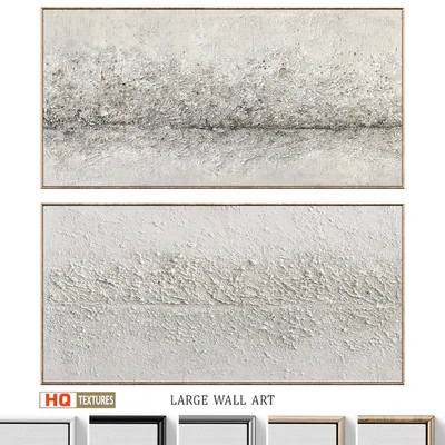 Panoramic Textured Plaster Wall Art C-868 — Вид 1