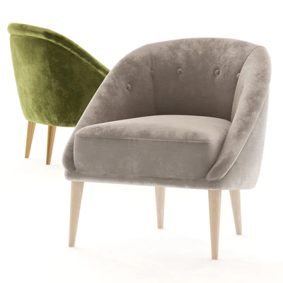 HOPKINS VELVET CLUB CHAIR — Вид 3