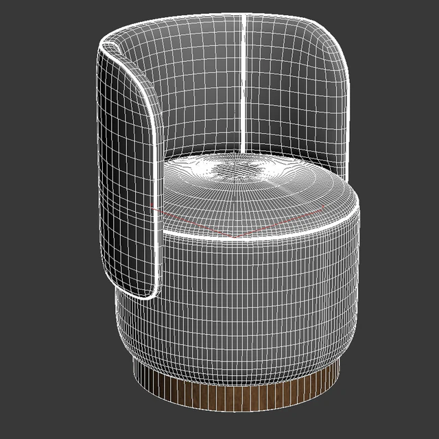 Sandler seating Tablet round side chair — Descargar