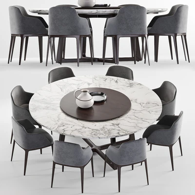 Poliform Grace chair &  Concorde Round table — Вид 1