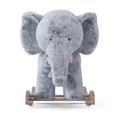 Rocking Toy Pottery Barn Kids Elephant Plush Rocker — Ver 3