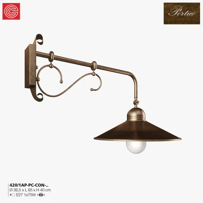 Bra Cremasco illuminazione Portico art.420 — Ver 3