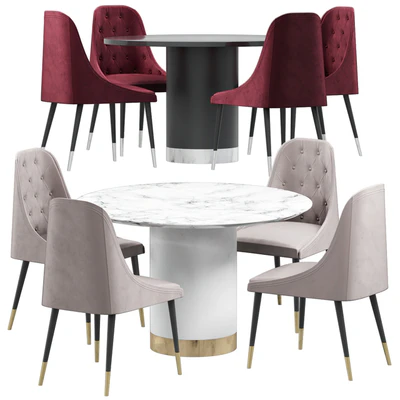 Beedle Chair & Ontario Dining Table — Ver 1
