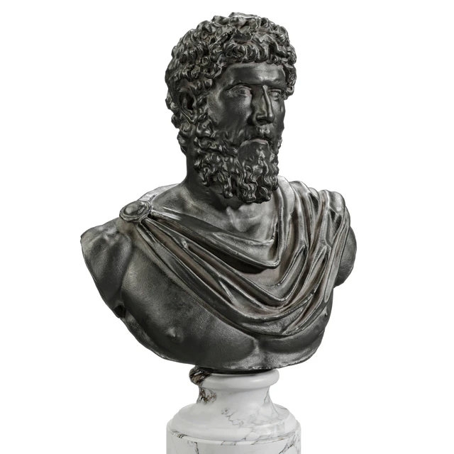 Lucius Verus Bust Black — Скачать