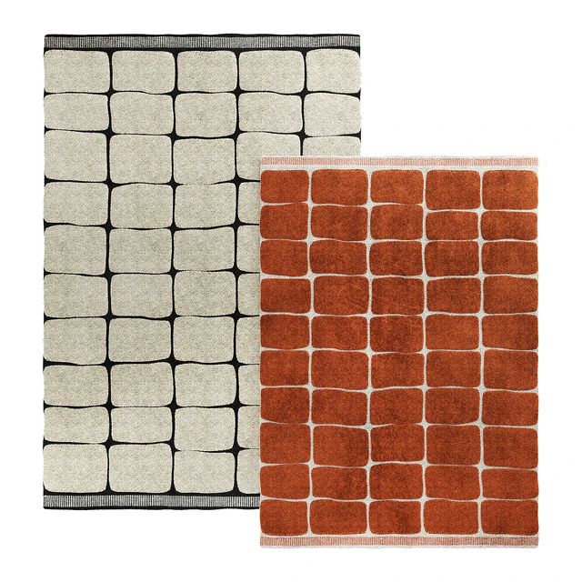 Carpet with a graphic three-dimensional pattern — Descargar