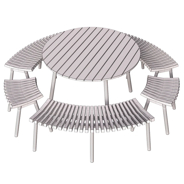 Garden table chair OVERALLT — Descargar