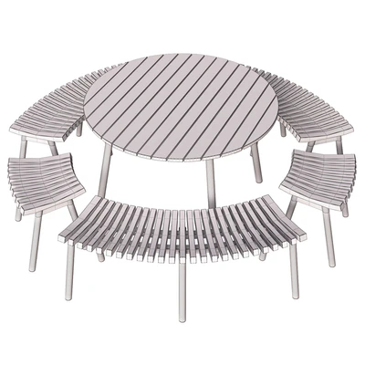 Garden table chair OVERALLT — Ver 3