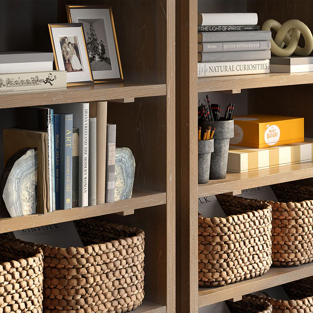 Pottery barn PARKER RECLAIMED WOOD BOOKCASE — Скачать