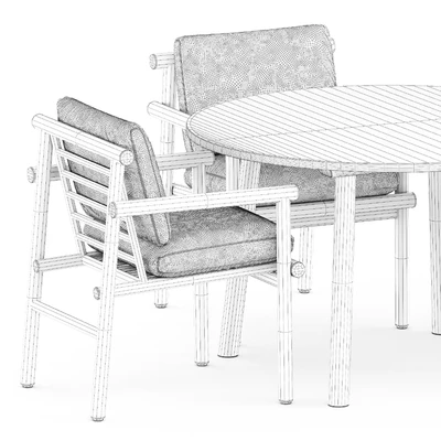 Ayana chair by Bebitalia and Taro Table by Fredericia — Ver 5