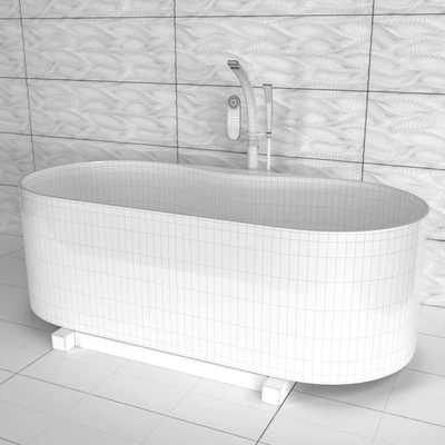 Смеситель GROHE Ondus ванна Kolpa san Soave плитка Venis Madagascar — Вид 3