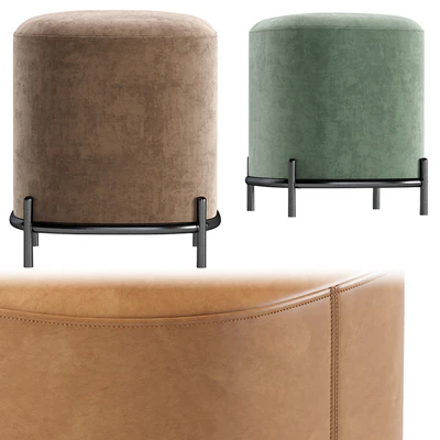Coco Pouf iModern Velvet and Leather/Пуф Coco — Вид 7