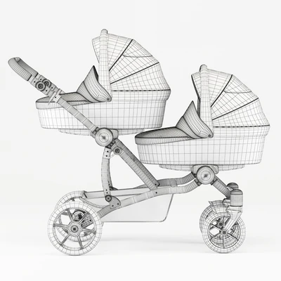 Carriage for twins for newborns — Ver 3