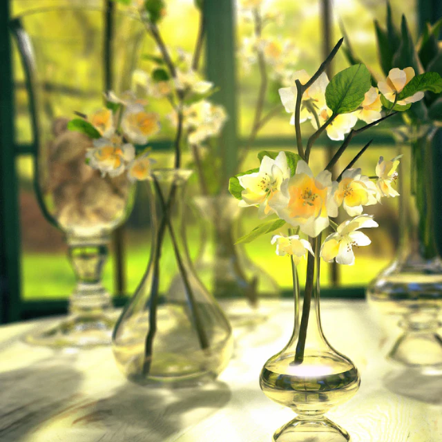 Seven of vases with flowers — Descargar