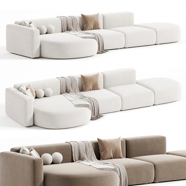 Belt modular Sofa — Скачать
