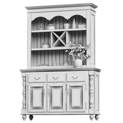 Valencia buffet with decor — Ver 5