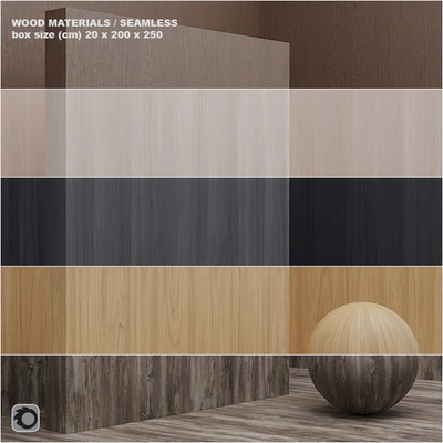 Material wood / veneer (seamless) - set 10 — Ver 1