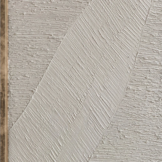 Mid-Century Beige Textural Plaster Wall Art C-460 — Descargar
