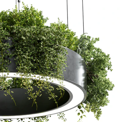 pot light pendant - plant light hanging 05 — Вид 6