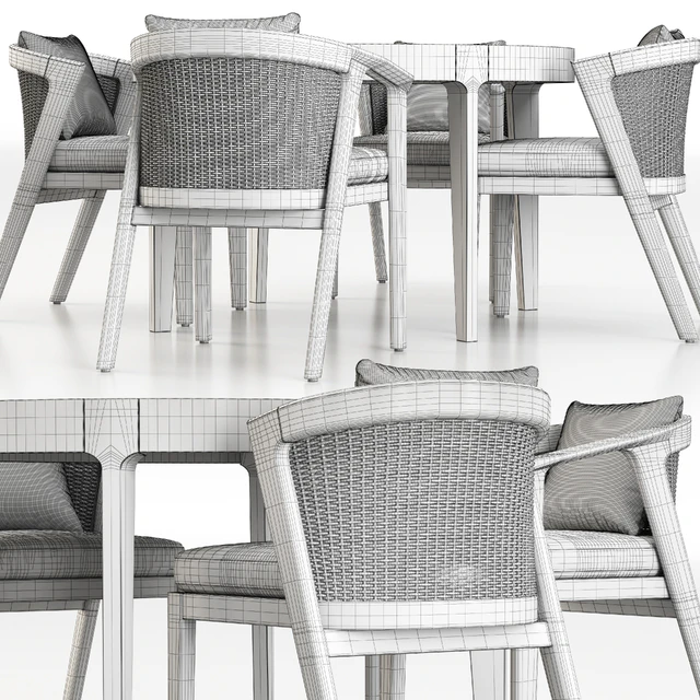 MALTA TEAK DINING SET — Скачать