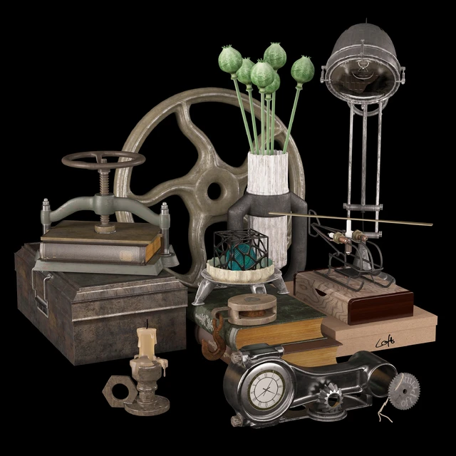 Decorative set Loft 07 — Скачать