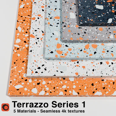 Terrazzo - Series 1 (5 Seamless Materials) — Ver 1