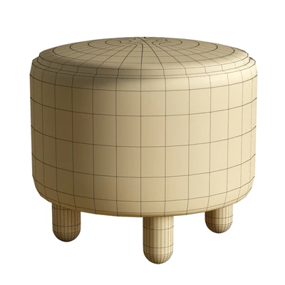Raley Upholstered Ottoman by Pottery Barn — View 2