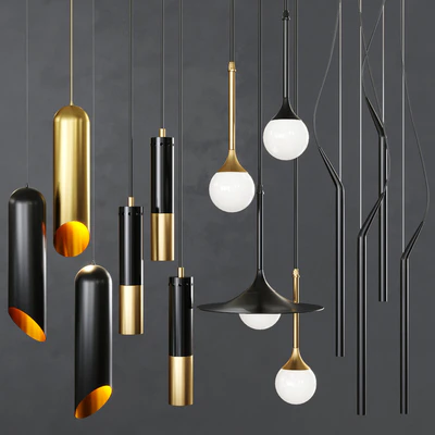 Pendant lights set 046 — Скачать