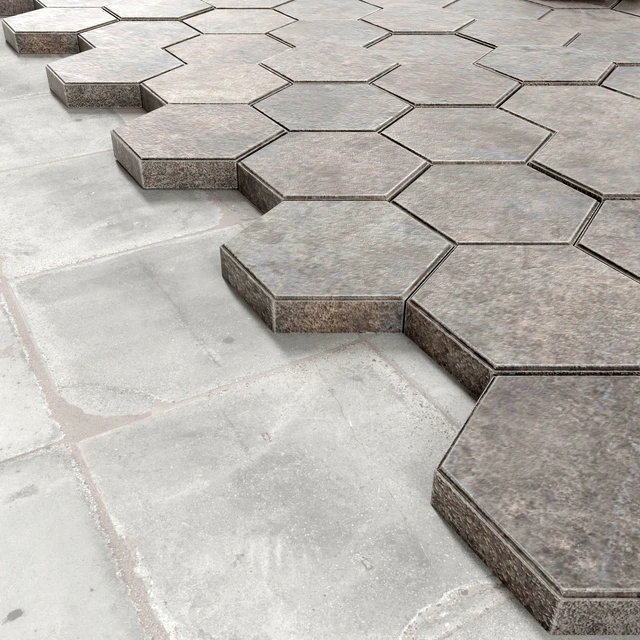 Paving hexagon / Hexagonal Cobbles — Descargar