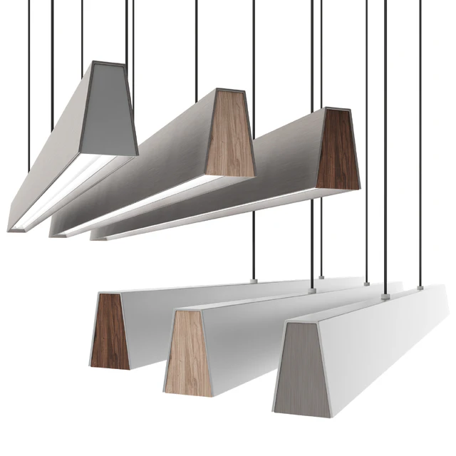 Flair LED Linear Suspension Light by Blackjack — Скачать