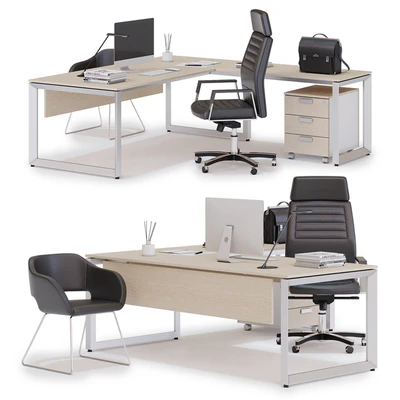 Office workspace LAS 5TH ELEMENT (v13) — Вид 1