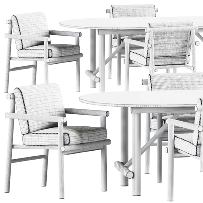 Ayana Outdoor Table and Chair by B&B Italia / Garden furniture — Ver 5