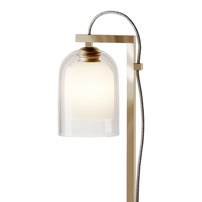 Articolo - LUMI Floor Lamps - Brass - Gray and Gray — Ver 5