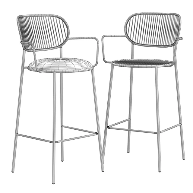 Piper Bar Chair with Armrests — Descargar