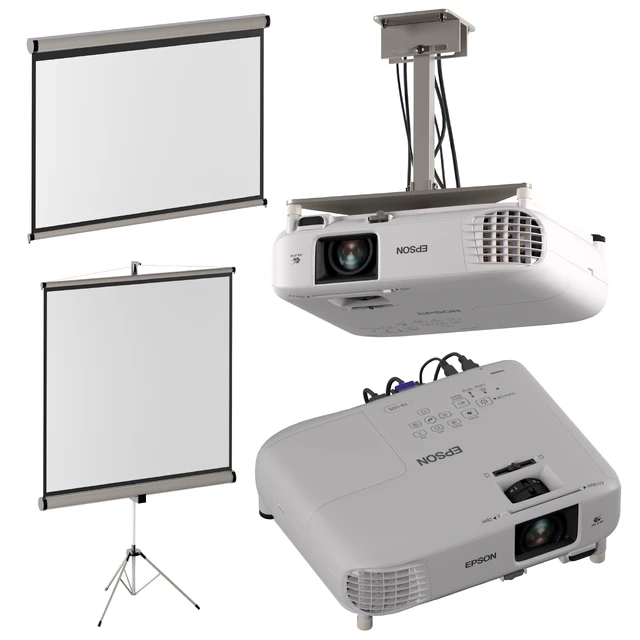 Epson EB-FH06 projector + projection screens — Descargar