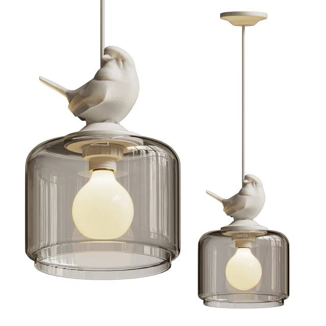 Hanging lamp provence bird pendant — Descargar