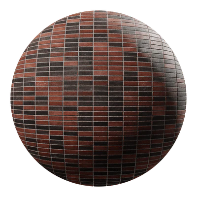smooth stack bond brick texture red and black — download