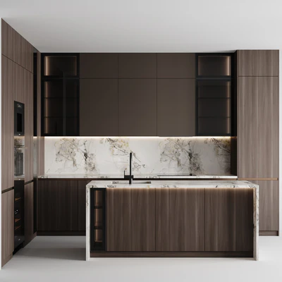 kitchen modern-037 — Вид 1