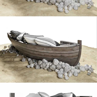 Boat for beach holidays — Ver 3