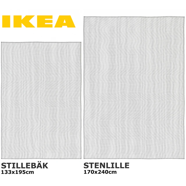 IKEA STILLEBAK, STENLILLE RUG SET — Descargar