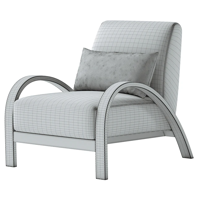 Boucle Bentwood Armchair — Descargar