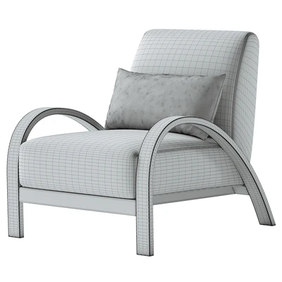 Boucle Bentwood Armchair — Ver 6