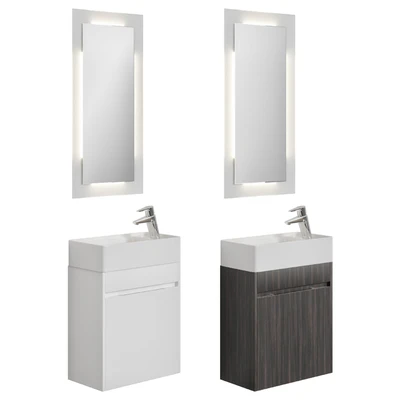 Furniture set Leeds 50 white and mystery eucalyptus — Ver 1
