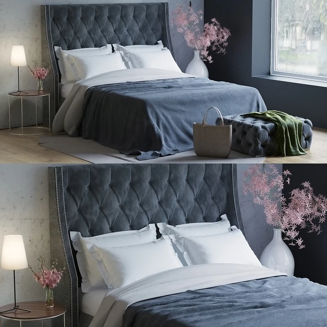 Tiffany bed, decor — Descargar