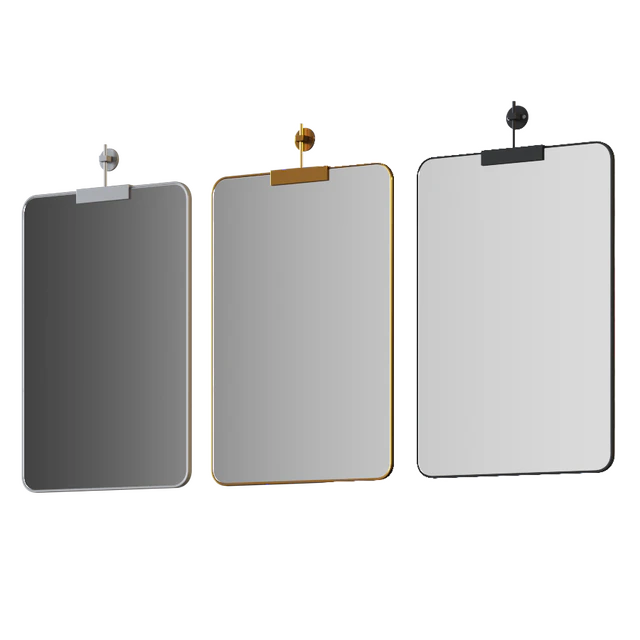 Rounded Corners Mirror on Bracket by Clear Home Design — Descargar