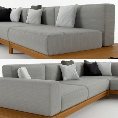 Varaschin - Barcode outdoor sofa — Ver 3
