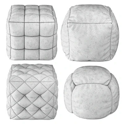 Pouf set | Set of four poufs — Ver 4