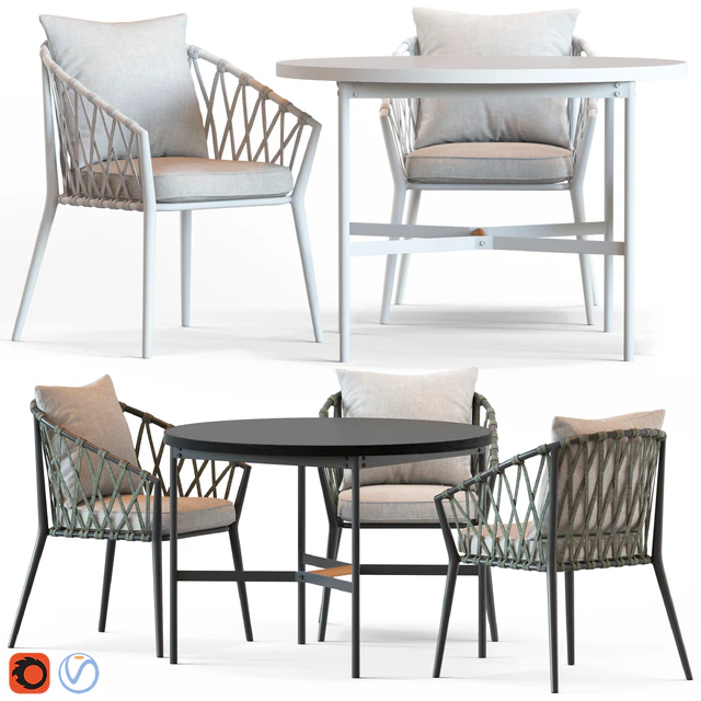 Globewest Maui Armchair and Morgan Table — Descargar