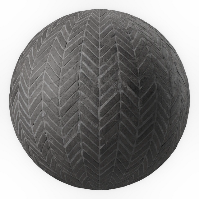 Pavement Materials 46- HerringBone Stone Paving | Sbsar Pbr 4k Seamless — Descargar